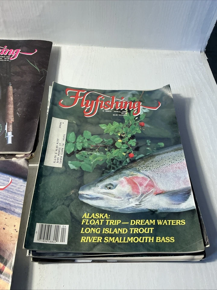 Flyfishing Magazines Lot of 22-Vintage 1980s Issues Fly-Fishing Tips Foto 4 de 4
