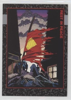 1992 SkyBox Doomsday: The Death of Superman Rest in Peace #90 0c9k