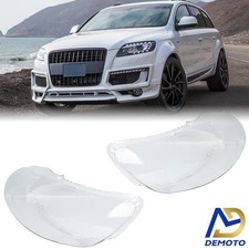 2× Für Audi Q7 06-15 Scheinwerferglas Linsen Abdeckung Streuscheiben 4L0941029