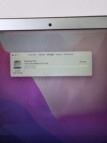 Apple MacBook Air A1466 Early-2015 13" i5-5250U 1.60GHz 4GB RAM 128GB SSD - Picture 3 of 8