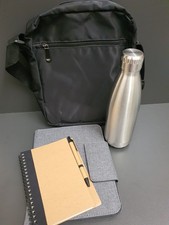 Student Set: Messenger Bag, SS Bottle, Notebook & Pen, A5 Folder, Pen