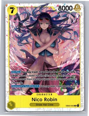 Nico Robin EB03-055 Extra Booster: One Piece Heroines Edition One Piece Foil NM