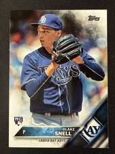 Blake Snell Rookie Card RC 2016 Topps Updates Series Tampa Bay Rays #US67. rookie card picture