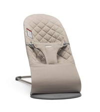 BabyBj rn Cotton Bouncer Bliss - Sand Gray Open/Slightly Damaged Box 