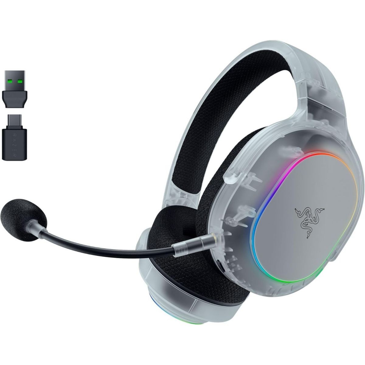 Casque gamer Razer Barracuda X Chroma audio sans fil pour PC et console