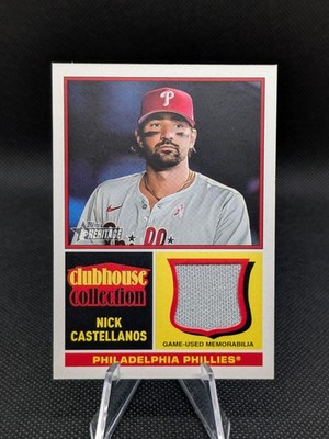 2025 Topps Heritage Nick Castellanos Clubhouse Collection Game Used Relic CCR-NC