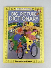 Vintage Dinosaur Playhouse Big Picture Dictionary 1988