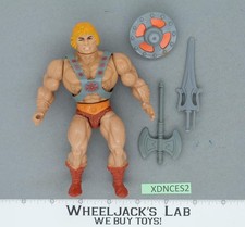 He-Man 100% Complete Masters of the Universe MOTU 1982 Mattel Vintage Figure