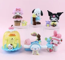 MINISO Sanrio Characters Colorful Food Series Confirmed Blind Box Figure 