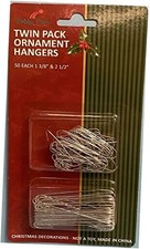 Holiday Pride Metal Christmas Tree Ornament Hooks - Ornament Hangers for