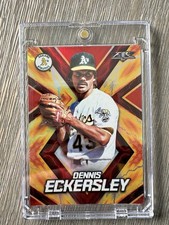 Topps 2017 Fire Dennis Eckersley Oakland Athletics #70 MLB Baseball Card
