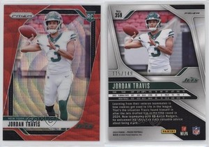 2024 Panini Prizm Rookies Red Wave Prizm /149 Jordan Travis #359 Rookie RC
