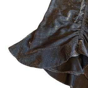 For Love & Lemons Skivvies Spaghetti Strap Sparkle Mini Dress Nightie Sz Small