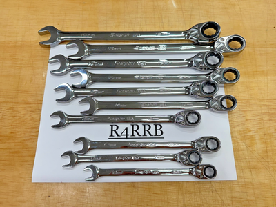 #ad Snap on Tools USA NEW 10 19mm Reversible Ratcheting 10pc Wrench Set SOXRRM710A $549.95