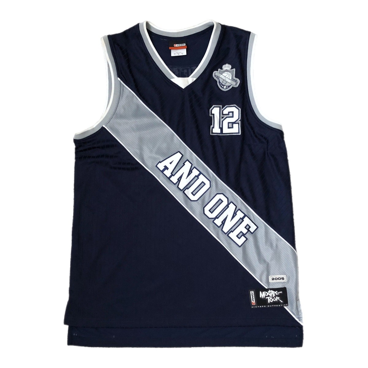 AND 1 アンドワン　MixtapeTour 2005 バスケットウェア レア Vintage 2005 AND1 Mixtape Tour The Professor Basketball Streetball