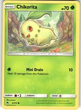Chikorita (6) Common SM - Lost Thunder 6/214 LP