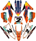 Graphic Kit for 2023 KTM 125+ SX Series Stickers Decal Graphics Fender