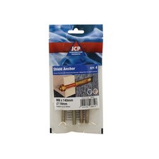 Jcp Fixings Shield Anchors Projecting Bolt Zyp M8 x 80mm - Box of 20