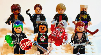 LEGO ApocaBricks NEVER STOP Zombie Scene Custom Minifigure Set Survivors