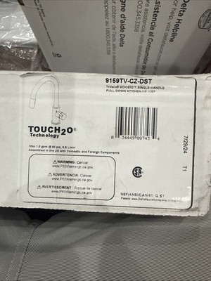 Delta Trinsic 9159TV-CZ-DST VoiceIQ Touchless Kitchen Faucet Champagne Bronze