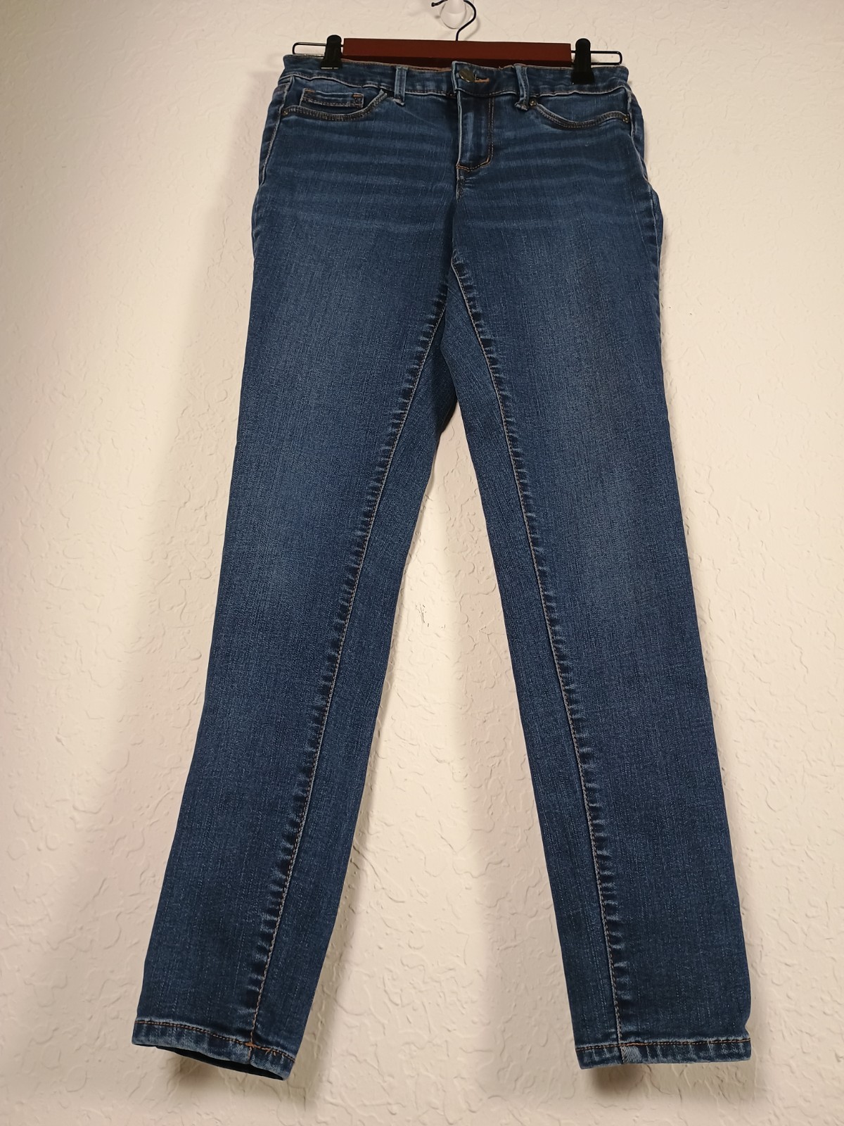 Jessica Simpson Kiss Me Skinny Jeans Size 4/27 Blue Denim Stretch Women's