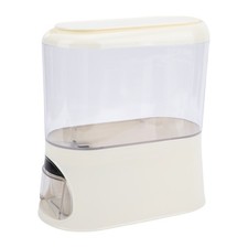 Rice Dispenser 25 lbs Capacity with Measuring Cup Airtight Dry Food Storage