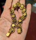 Weiss Green Round Shape stone Bracelet new old stock — photo 4