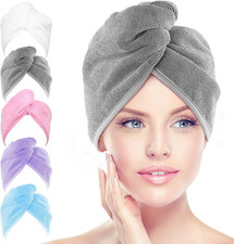 Hair Towel Wrap, 5 Pack Absorbent Fast Drying Hair Towels 26" 10"