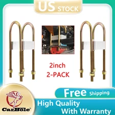 Universal 2" Drop with U-Bolts & Hardware Leaf Spring Lowering Block Kits New