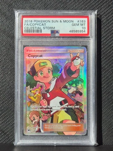 PSA 10 - SM Celestial Storm - Copycat - 163/168 - Ultra Rare