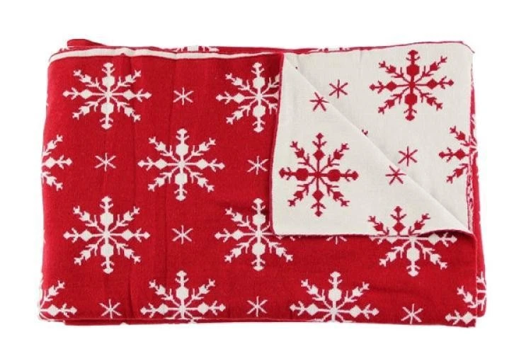 Kaheku Decke Navidad Flocke rot 150x200 cm, 1110005740 - Bild 1 von 1