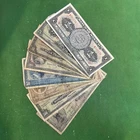 Set 8 American Bank Note Co Mexico 1,5,10,20,50,100 ,500 & 1000 VG-F