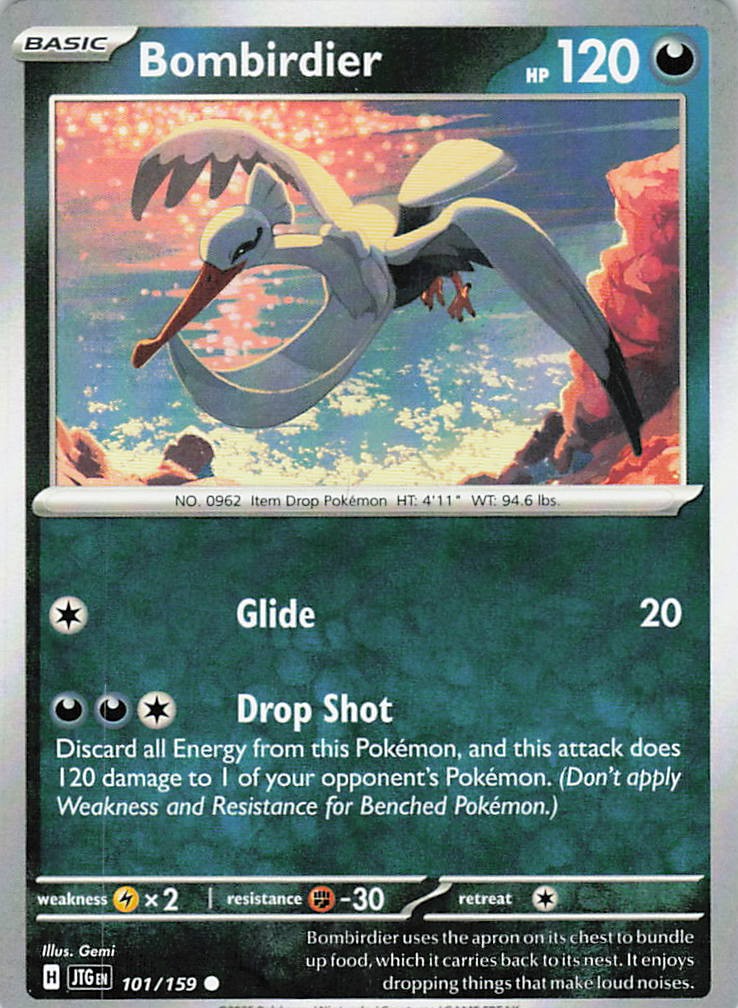 Bombirdier 101/159 Common Journey Together Pokemon Near Mint