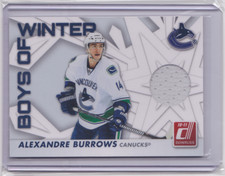 2010-11 DONRUSS BOYS IN WINTER JERSEY PARALLEL ALEXANDRE BURROWS #1 CANUCKS