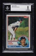 1983 Topps Wade Boggs #498 BGS 8 HOF 3hd