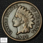 1908 S Indian Head Copper Cent 1C
