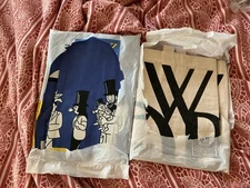 2 New Canvas New Yorker Magazine Tote Bags.  New