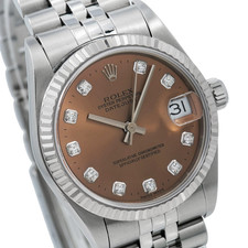 Rolex Datejust 31mm Brown Diamond Dial Jubilee Bracelet 68274 3