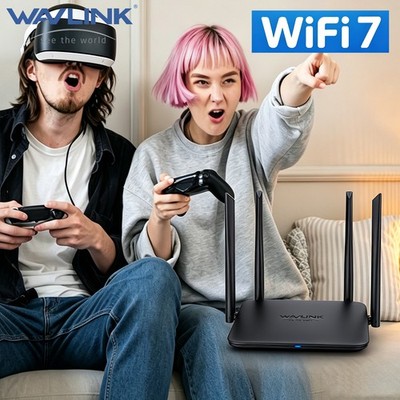 WAVLINK WiFi7 Gaming Router BE3600 Wireless Routers IPv6 Advanced VPN Guest WIFI
