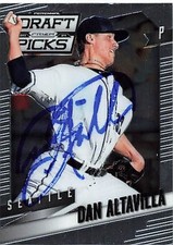 2014 Prizm Draft Picks #48 Dan Altavilla Mariners Signed Auto *L908
