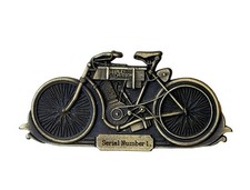 Harley Davidson Serial Number 1 Motorcycle Pin Made in USA Vintage Style