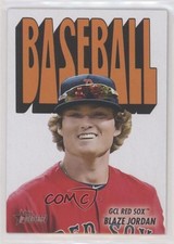 2021 Heritage Minor League Edition 1972 Topps Pack Cover Cards Blaze Jordan 2eb
