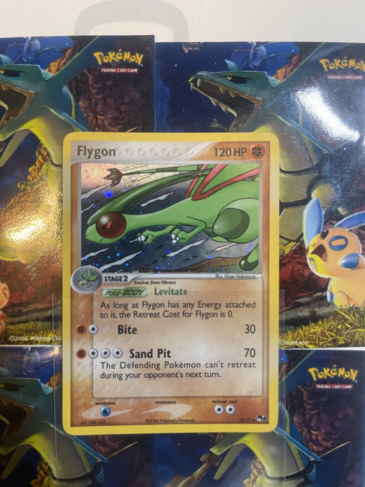 FLYGON 2006 POKEMON POP SERIES 4 PROMO (3/17) HOLO RARE LP