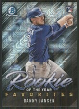 2019 Bowman Chrome Mega Box Rookie Year Refractors #ROYF-6 Danny Jansen 1985