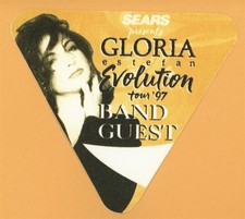 Gloria Estefan 1997 Evolution Concert Tour BAND GUEST Backstage Pass - Sears