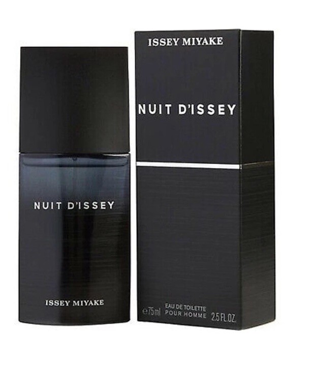 Nuit d'Issey by Issey Miyake. Eau de Toilette Spray for Men. Woody Scent. 2.5 oz