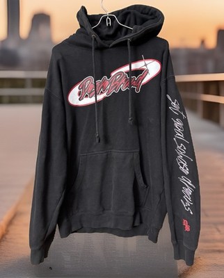 Desired Brand Black Hooded Sweatshirt SZ Medium