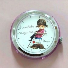 Seiko Moppets Handaufzug Armbanduhr Vintage Showa 70er Jahre ohne Box/Zubehör