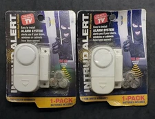 2 INTRUD Alert Intruder or Toddler Home Alarm System (unopened damaged packages)