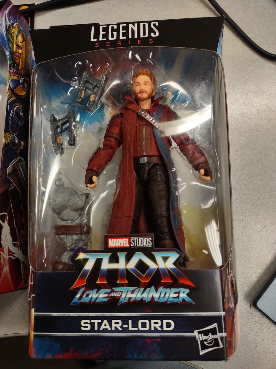 Marvel Legends Series Thor: Love and Thunder Star-Lord Action Figure 6-inch  Collectible Toy, 2 Accessories, 1 Build-A-Figure Part